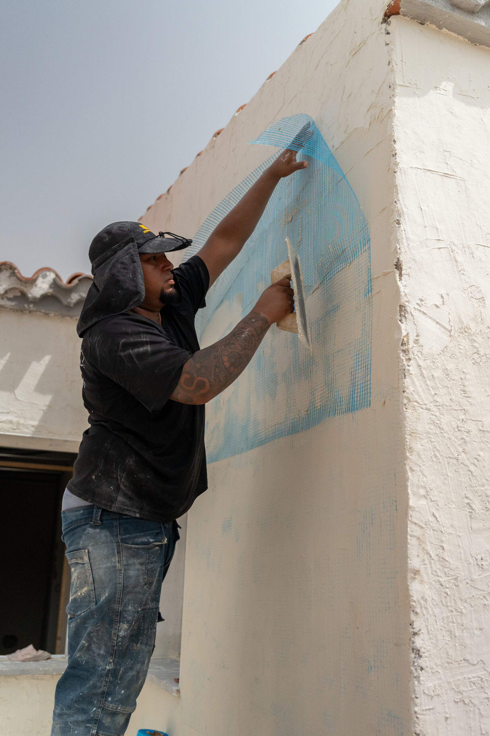 Home Trabajo de revestimiento en el chalet DAVINCI